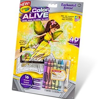 Crayola 绘儿乐 Color Alive Enchanted Forest 魔法森林 蜡笔