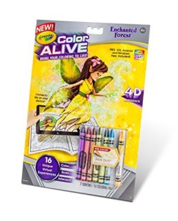 Crayola 绘儿乐 Color Alive Enchanted Forest 魔法森林 蜡笔