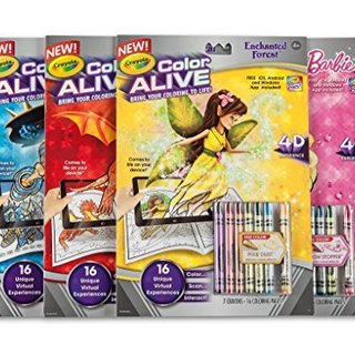 Crayola 绘儿乐 Color Alive Enchanted Forest 魔法森林 蜡笔