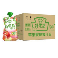 Heinz 亨氏 纤果益 苹果蜜桃 （130g*24）