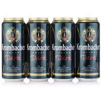 Krombacher 科隆巴赫 黑啤酒 500ml*4