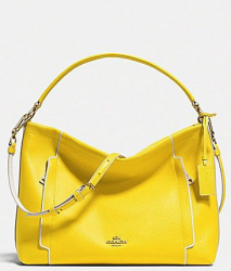 COACH 蔻驰 Scout Hobo in Color Block Leather 女士单肩包