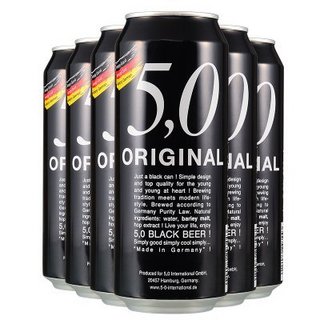 OETTINGER 奥丁格 5.0系列 黑啤酒 （500ml*6）