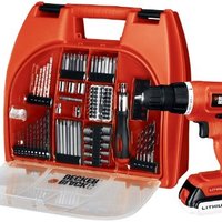 BLACK+DECKERBLACK&DECKER 百得 BDC120VA100 20V无线电钻 100配件套装