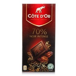 COTE D'OR 克特多 金象70%黑巧克力 100g*2件