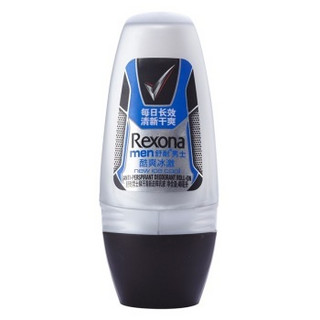 舒耐(REXONA)抑汗香体走珠乳液 男士 酷爽冰激40ml (腋下持久干爽止汗露)