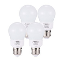 THTF 清华同方 轻巧流沙白系列 WTE270GB03W01 LED球泡灯 (E27螺口、3W、四支装)