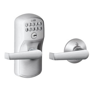 SCHLAGE 西勒奇 FE575系列 Plymouth Keypad Elan Levers 电子密码门锁