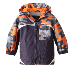 London Fog 伦敦雾 Midweight with Camo Yoke 男童外套