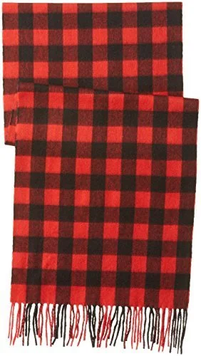 Phenix Cashmere Buffalo Plaid 男士羊绒围巾