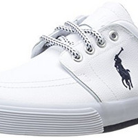 POLO RALPH LAUREN Faxon 男士系带休闲鞋 White Sport Leather US7