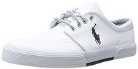 POLO RALPH LAUREN Faxon 男士系带休闲鞋 White Sport Leather US7