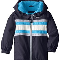 London Fog 伦敦雾 Chest Stipe with Fleece 男童连帽夹克