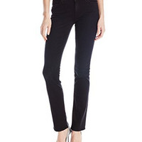 7 for all mankind Straight Leg 女款修身直筒牛仔裤 黑色