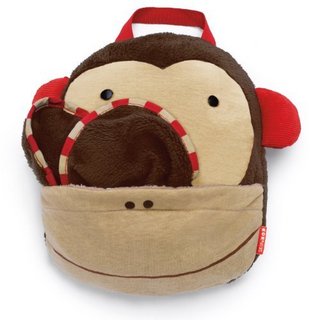 SKIP HOP 斯凯雷普 Zoo Travel Blanket 儿童可爱盖毯 猴子