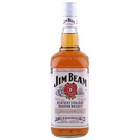 新低价：JIM BEAM 白占边 波本威士忌 750ml*2瓶