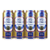 OETTINGER 奥丁格 大麦啤酒 （500ml*4）