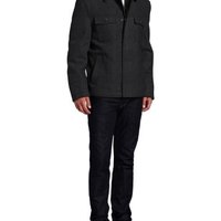 MICHAEL KORS Brentwood Newsboy 男士羊毛混纺大衣