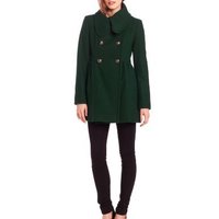KENNETH COLE New York Envelope-Collar 女款羊毛大衣