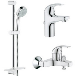 GROHE 高仪 32805000+32806000+27929001 花洒龙头套装*2套