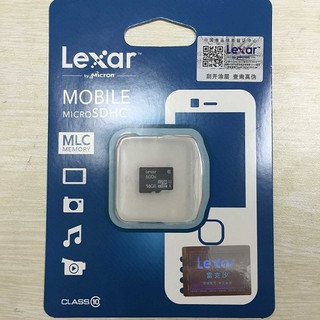 Lexar 雷克沙 600x microSDHC存储卡（16GB、UHS-I）