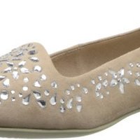 GEOX 健乐士 Ritva Jeweled Moccasin 女式平底鞋