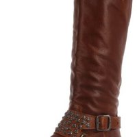 FRYE Jenna Studded Tall 女款真皮高筒靴