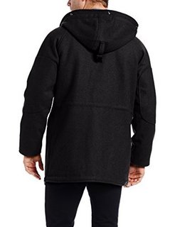 ALPHA INDUSTRIES 阿尔法工业 Treaty Wool 男款羊毛连帽大衣