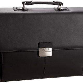 KENNETH COLE REACTION Luggage Flap-Py Gilmore 男士真皮商务公文包