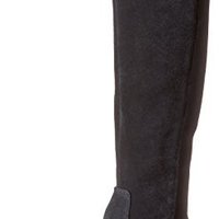VINCE CAMUTO Frances Riding 女款真皮拼接高筒靴
