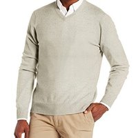 Williams Cashmere V领 纯山羊绒 男士羊绒衫SCM96-AM 红色