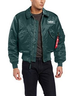 ALPHA INDUSTRIES 阿尔法工业 CWU 45/P Flight Jacket 飞行员夹克 蓝色 S