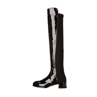 STUART WEITZMAN 斯图尔特·韦茨曼 Fifo 女款拼接过膝坡跟靴