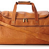 DAVID KING & CO Extra Large Multi Pocket Duffel 真皮超大旅行包