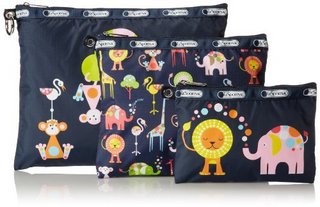 LeSportsac 3 Piece Travel Set  旅行收纳袋3件套