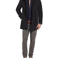 TOMMY HILFIGER Leota Rain Coat 男士单排扣雨衣