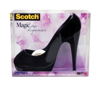 3M Scotch Shoe Dispenser with Magic Tape 高跟鞋外观 胶带切割座