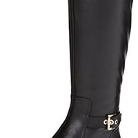 Nine West 玖熙 Bringit Riding 真皮女士高筒靴