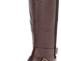 Nine West 玖熙 Bridge Riding 女士真皮中筒靴