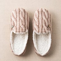COZZY 蔻姿 仿毛线超柔保暖室内拖鞋