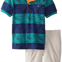 NAUTICA 诺帝卡 Stripe N430A38Q 男童套装 