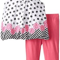 Calvin Klein Polka Dots 女童粉点吊带衫两件套