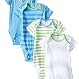 Gerber 嘉宝 Variety Onesies Seriously Cute 男童连体衣（4件套）