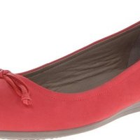 ecco 爱步 Touch Bow Ballerina 女款真皮平底鞋