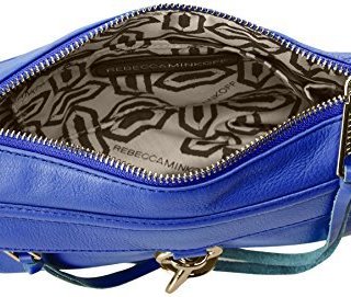 REBECCAMINKOFF Metallic Mini MAC 女士真皮斜挎包