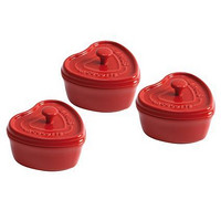 STAUB Ceramic Mini Heart Cocottes 心形珐琅铁锅