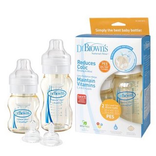 Dr.Brown’s 布朗博士 406 初生婴儿宽口PES奶瓶套装