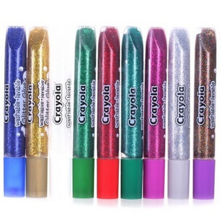 Crayola 绘儿乐 69-3527 9色可水洗超绚闪光胶水笔