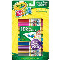 Crayola 绘儿乐  Color Wonder 10 Mini Markers 迷你神奇彩笔 10支