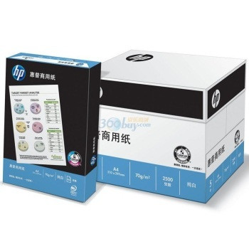 HP 惠普纯白多功能纸，采用专有技
